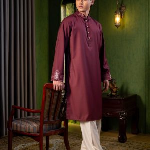 Noor -e- Burgundy